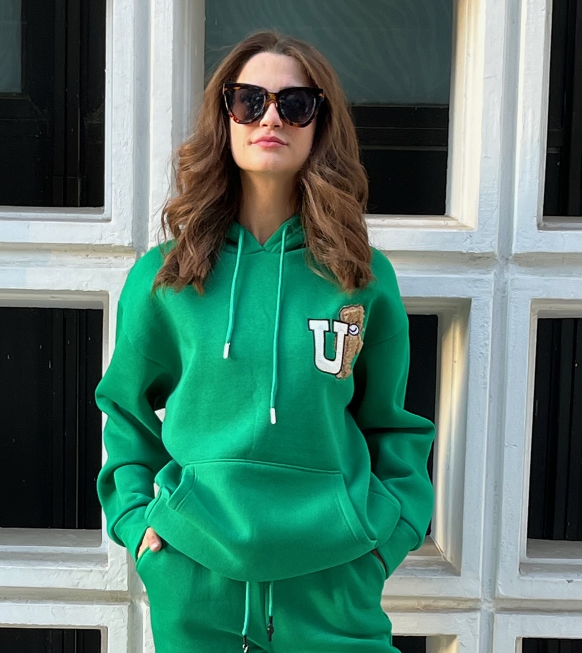 Yeşil Üç İplik Sweatshirt