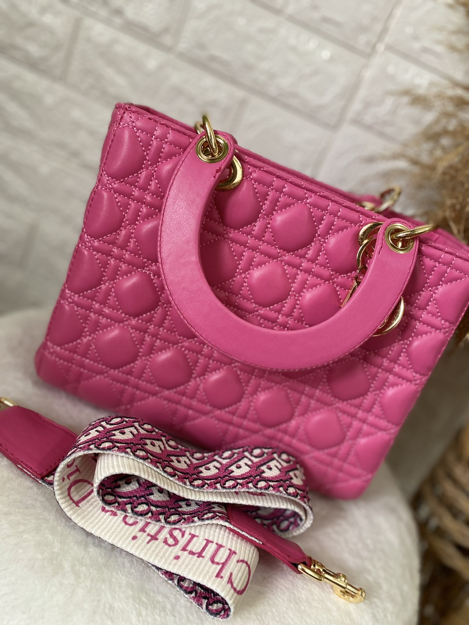 Pembe Dıor Çanta