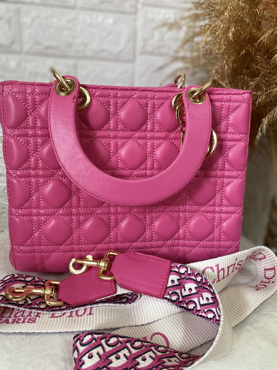 Pembe Dıor Çanta