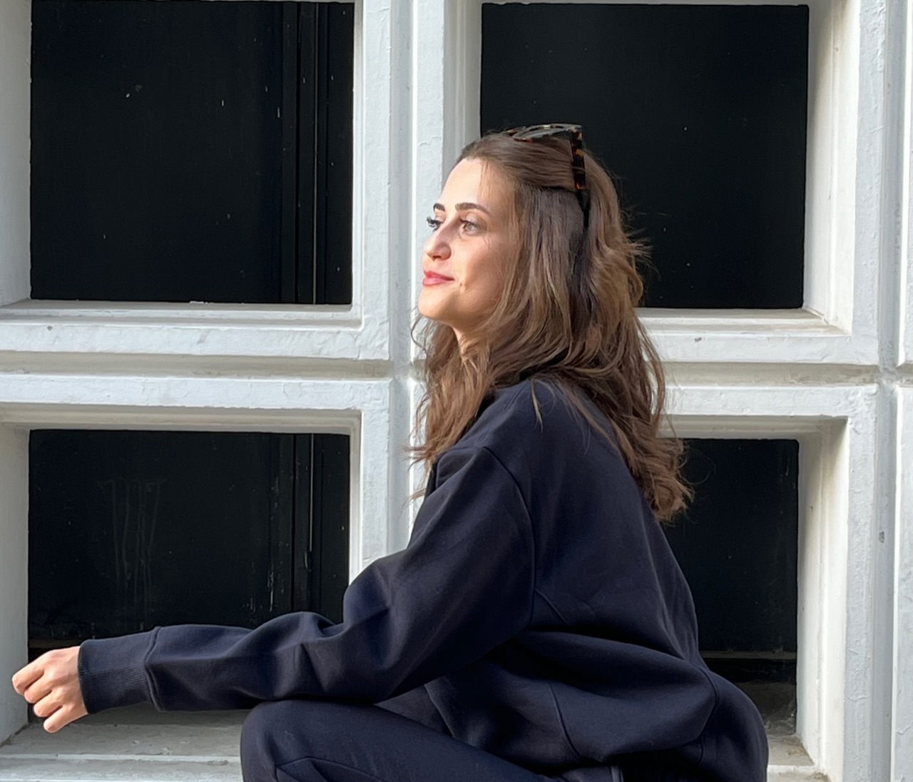 Lacivert Üç İplik sweatshirt