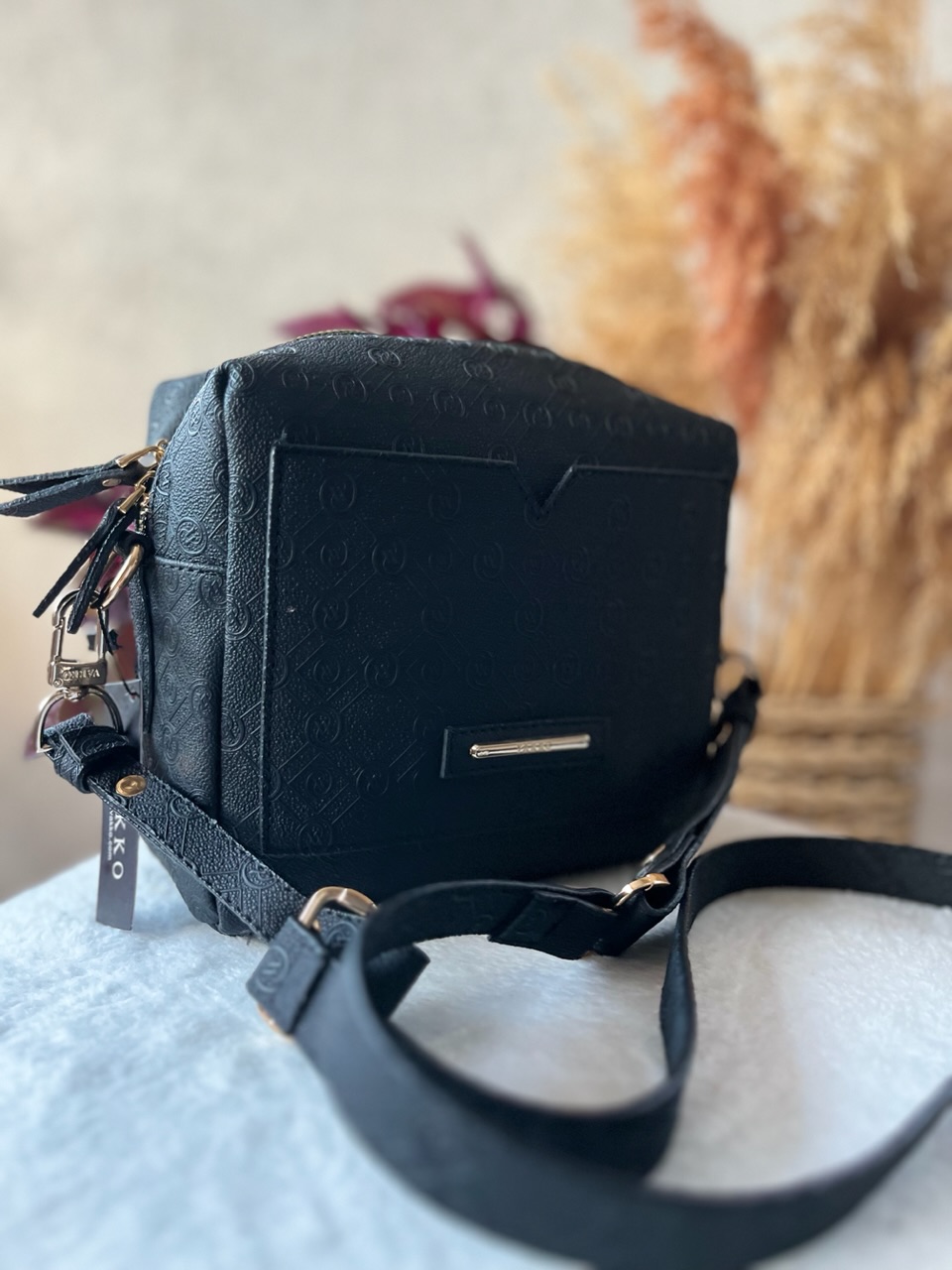 VKK Exclusive Siyah Kare Çanta