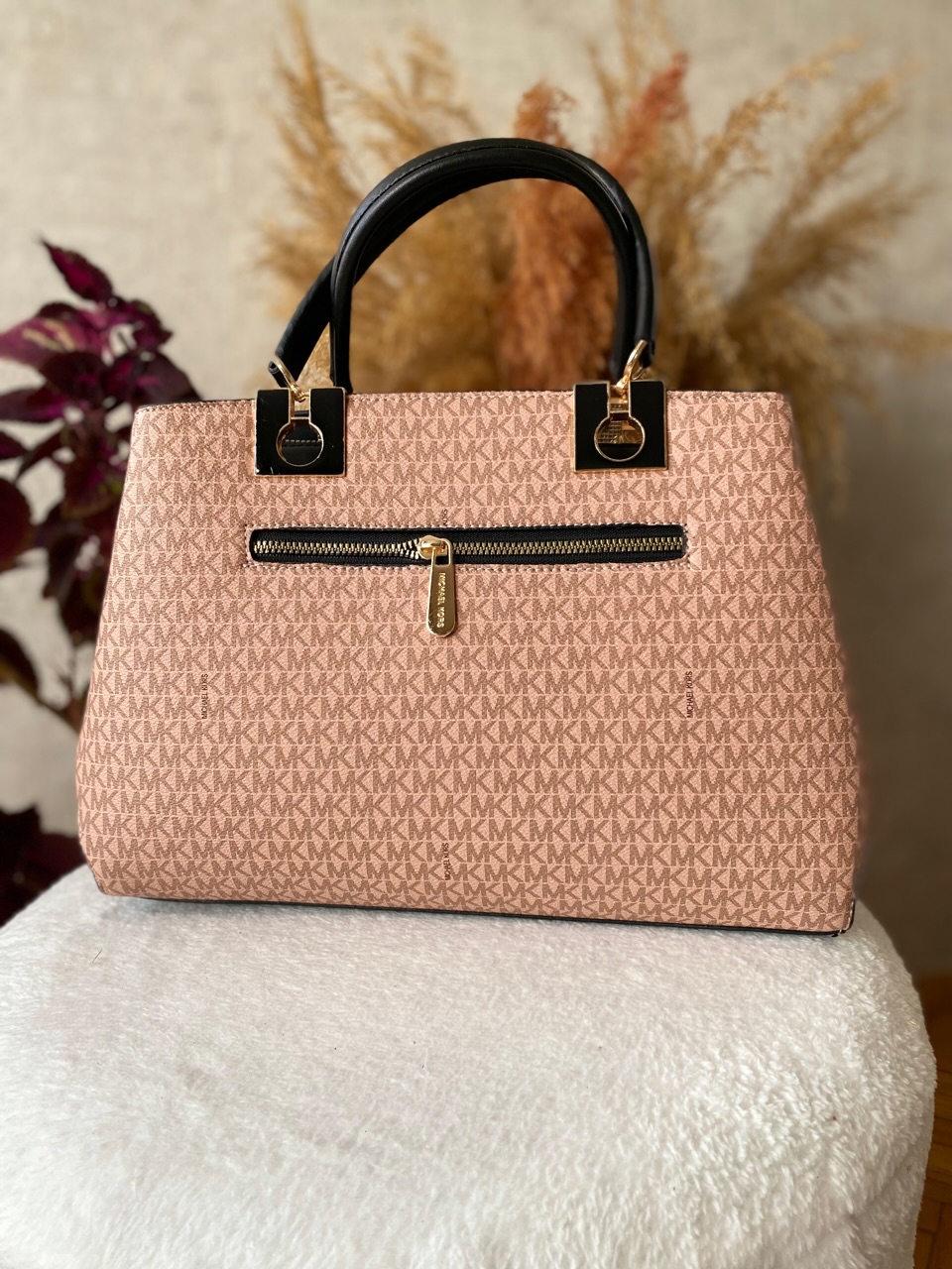 Mıchael Kors Siyah - Pembe Çanta