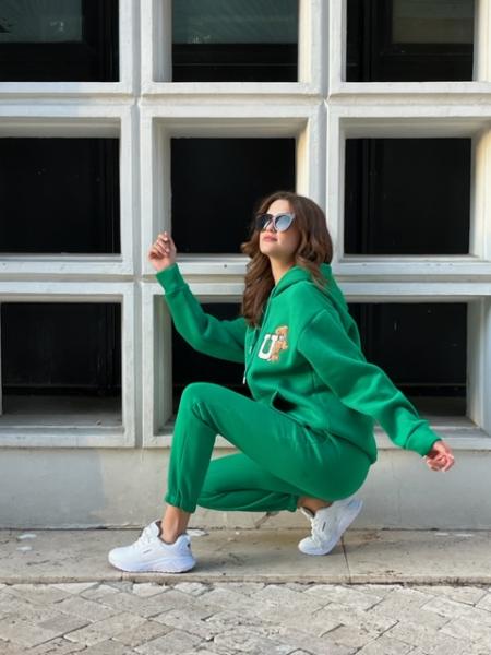 Kapüşonlu Sweat Eşofman Takımı