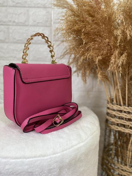 Pembe Zincir Saplı Çanta
