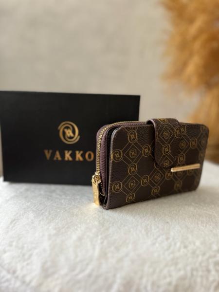 VKK Speedy Kahve Krem Detay Çanta & Kahve Cüzdan
