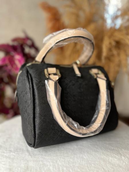 VKK Speedy Sİyah - Krem Çanta