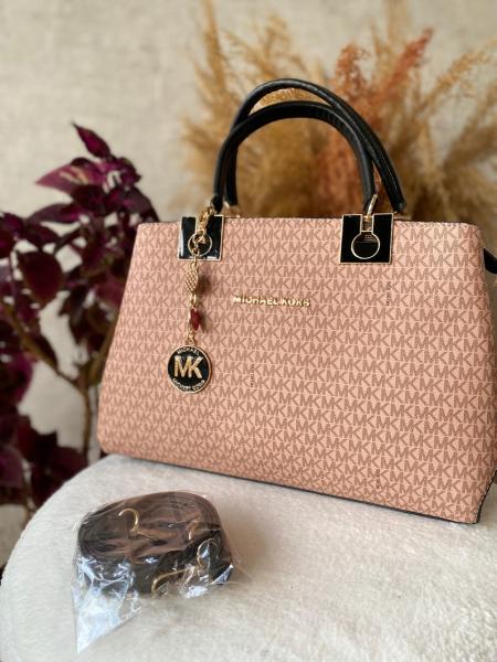 Mıchael Kors Siyah - Pembe Çanta